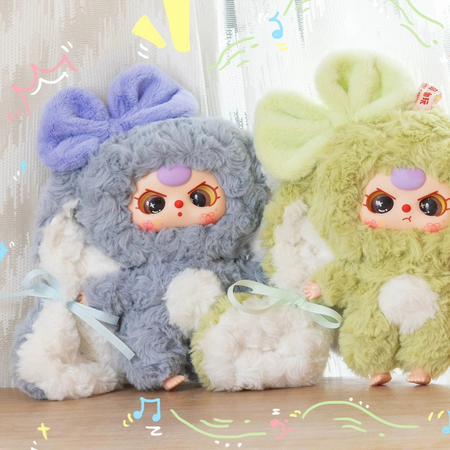 [Pendant] Baby Three Rabbits Return Series Plush Blind Box