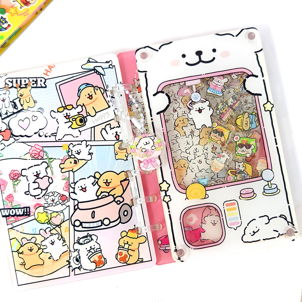 Cartoon DIY Handbook Creative Shake Notebook