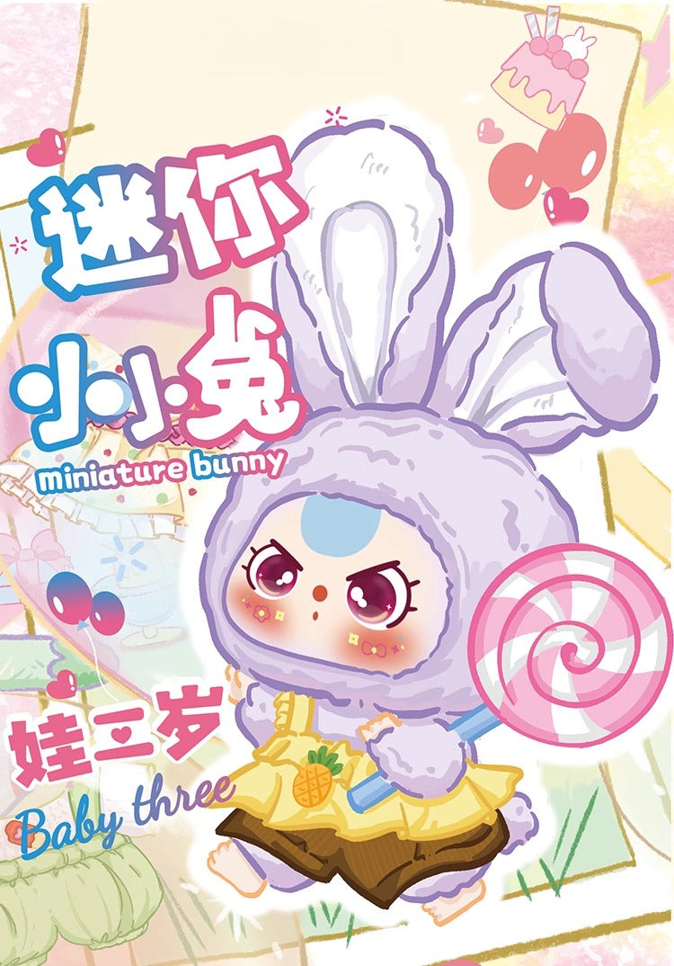 Baby Three Mini Rabbit Series Plush Blind Box